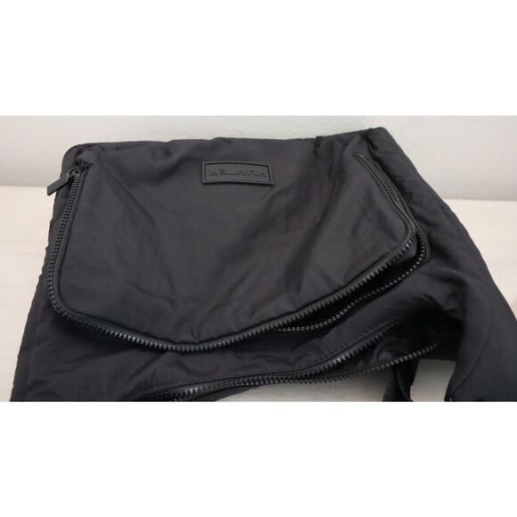 Hunter Unisex Large Black Nylon Commute Shoulder Bag w/Adjustable Webbing Strap - Picture 7 of 16